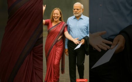 Modi & Meloni’s Rainy Day Dance Temple#narendramodi#meloni#modiji