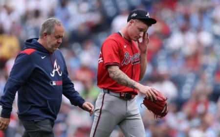 Braves RHP AJ Smith-Shawver exits begin after feeling ‘pop’ in elbow